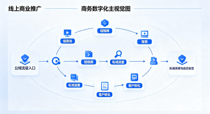 基隆线上商业推广怎么做？全域流量闭环搭建与低成本转化实战指南